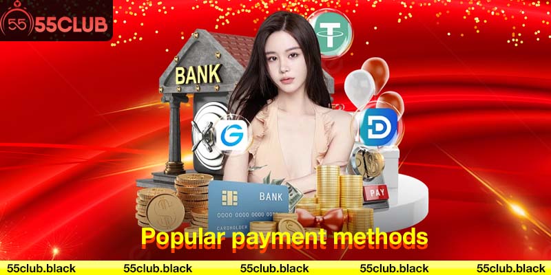 Popular payment methods